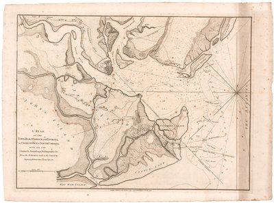 A Plan of Charlestown, S.C. af Faden af William Faden
