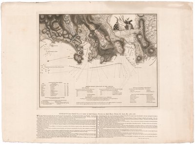 En plan for Ste. Lucie af Faden af William Faden