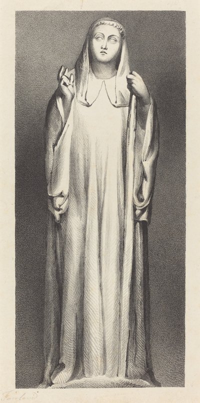 Figur fra Peterborough Cathedral af William Fairland after John Flaxman