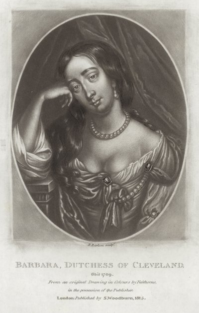 Barbara, hertuginde af Cleveland af William Faithorne