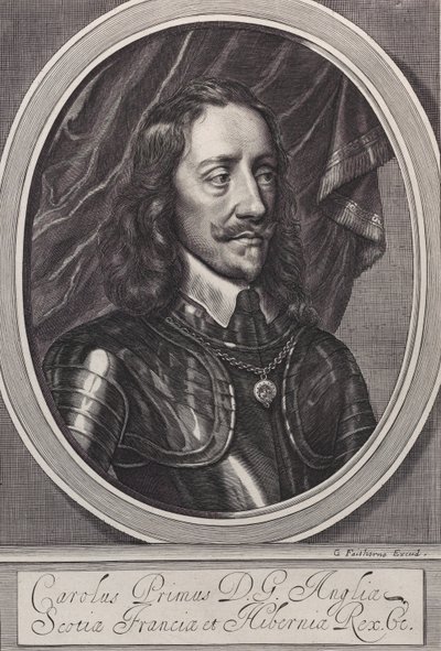 Kong Charles I, ca. 1658.. af William Faithorne