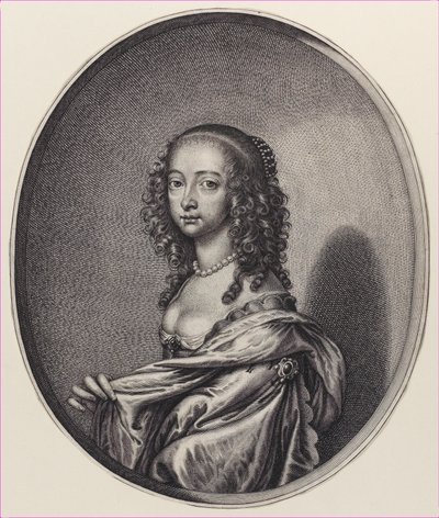 Mary, prinsesse af Orange, 1641-50. af William Faithorne