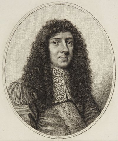 Portræt af John Aubrey af William Faithorne