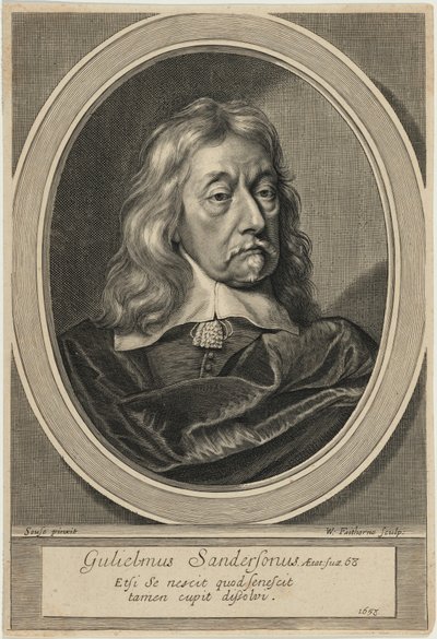 Sir William Sanderson af William Faithorne