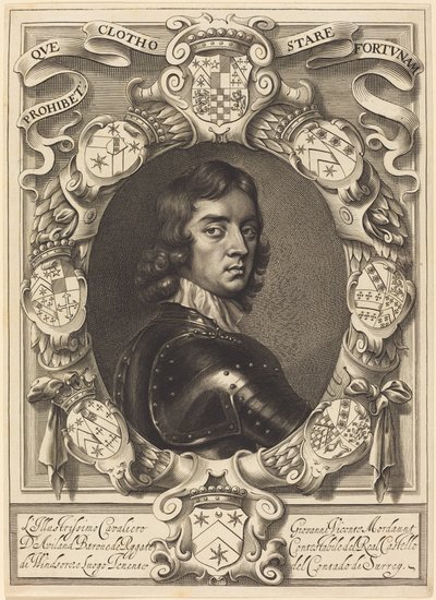 John Mordaunt, Viscount Mordaunt af William Faithorne after Robert Walker