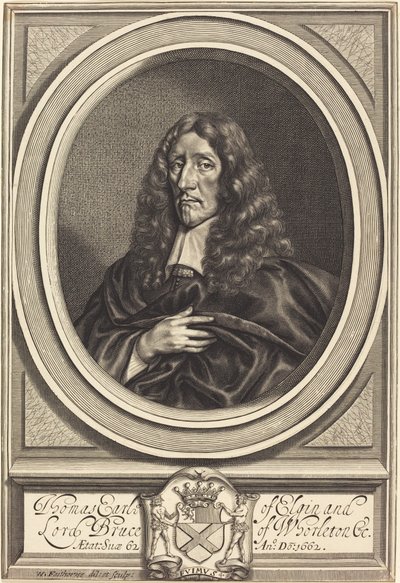 Thomas Bruce, jarl af Elgin af William Faithorne after Sir Anthony van Dyck