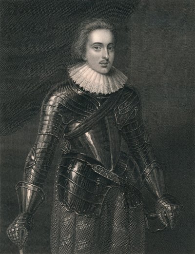 Henrik, Prins af Wales, c1830. af William Finden