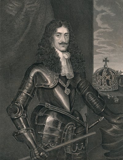 Kong Charles den Anden, midten af det 19. århundrede. af William Finden