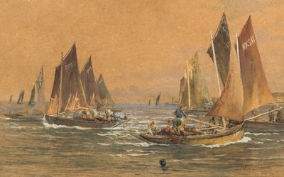 Fiskerbåde af William Fleming Vallance