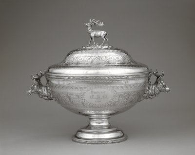 Suppe Terrine, ca. 1860 (sølv) af William Forbes