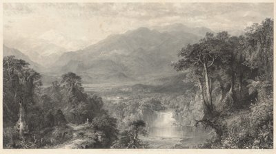 Andesbjergenes hjerte af William Forrest, after Frederic Edwin Church