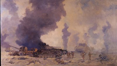 Slaget ved El Alamein af William Francis Longstaff