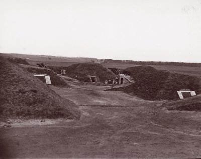Fort Darling, James River, 1865. af William Frank Browne.