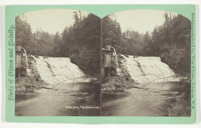 Rocky Fall, Ithaca Gorge, slutningen af det 19. århundrede. af William Frear