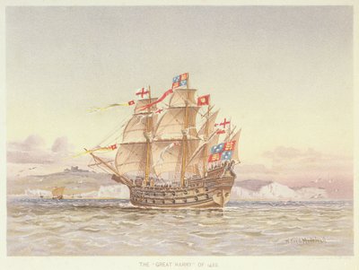 Den store Harry (farvelitografi) af William Frederick Mitchell