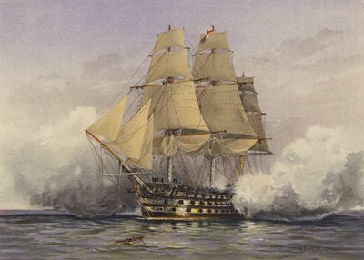The Victory (farve litho) af William Frederick Mitchell