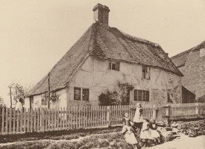 Ved Burwash, Sussex (s/h-foto) af William Galsworthy Davie
