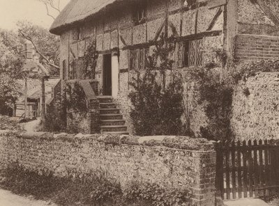 Ved Houghton, West Sussex (s/h-foto) af William Galsworthy Davie