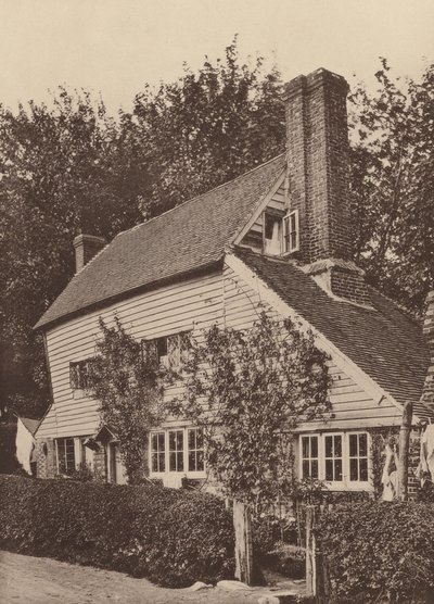 Ved Mayfield, Sussex (s/h-foto) af William Galsworthy Davie