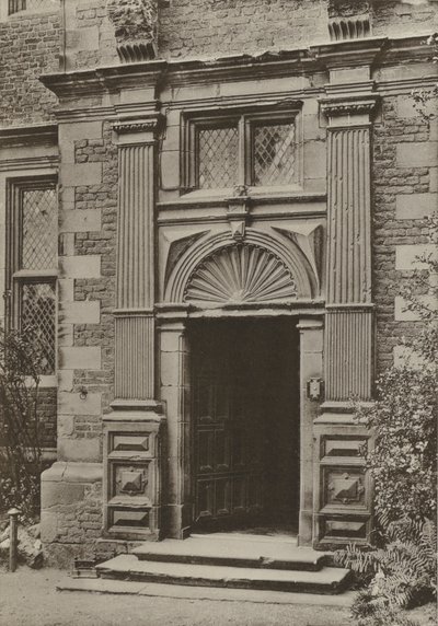 Doorway, Aston Hall, Warwickshire (s/h foto) af William Galsworthy Davie
