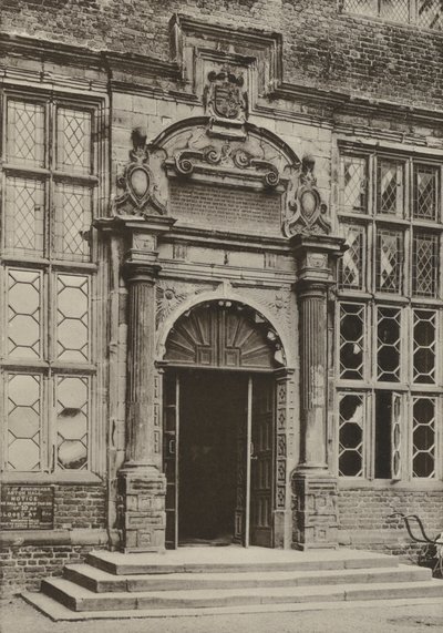Doorway, Aston Hall, Warwickshire (s/h-billede) af William Galsworthy Davie