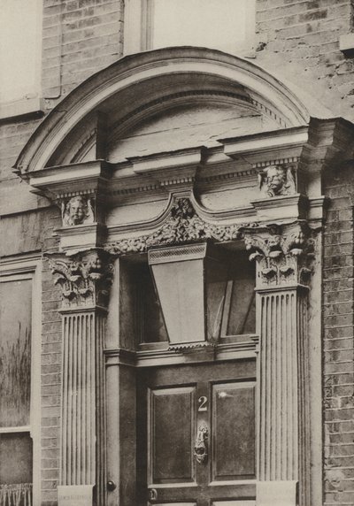 Doorway, Great St Helens, London (s/h-billede) af William Galsworthy Davie