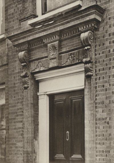 Doorway, Longbridge House, Farnham, Surrey (s/h-billede) af William Galsworthy Davie