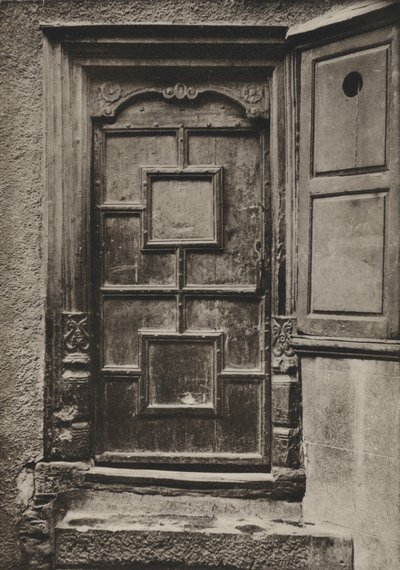 Doorway, Looe Street, Plymouth (s/h-billede) af William Galsworthy Davie
