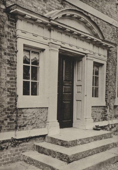 Doorway, The Broad, Hellingly, Sussex (s/h-billede) af William Galsworthy Davie