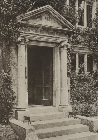 Doorway, The Deanery, Battle, Sussex (s/h-billede) af William Galsworthy Davie