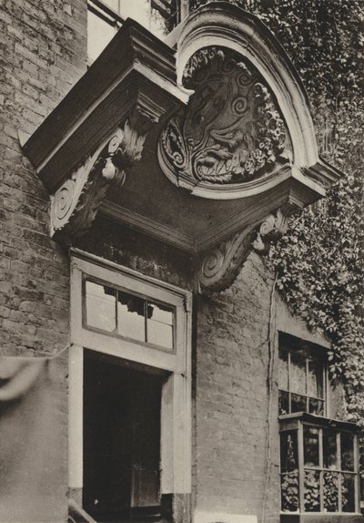 Doorway, The Manor House, Bermondsey, London (s/h-billede) af William Galsworthy Davie