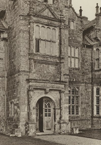 Doorway, The South Doorway, Wakehurst Place, Sussex (s/h-billede) af William Galsworthy Davie