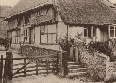 Farm House, Bury, West Sussex (s/h-foto) af William Galsworthy Davie