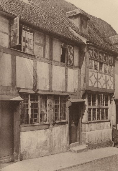 I West Street, Rye, Sussex (s/h-foto) af William Galsworthy Davie