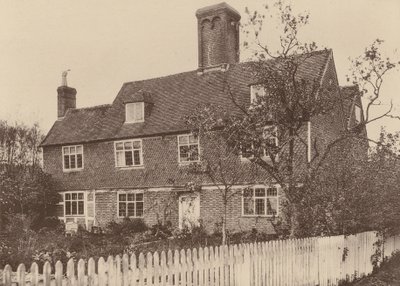 Swiggshole Farmhouse, Horsmonden, Kent (s/h-foto) af William Galsworthy Davie