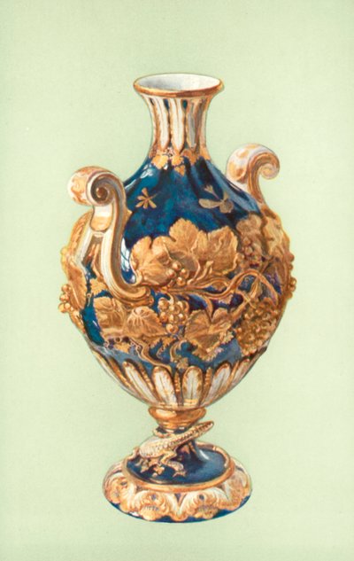 Vase, Chelsea, Mazarine Blue (farve litho) af William Gibb