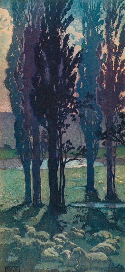Septembermånen, c1901, 1928 af William Giles
