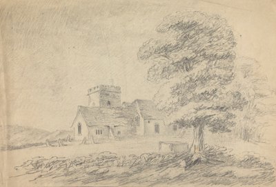 Udsigt over Boldre Kirke af William Gilpin