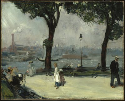 East River Park af William Glackens