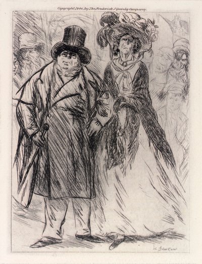 Hr. og fru Mollet af William Glackens