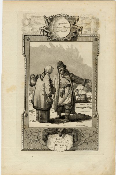 Moskovitternes vaner, ca 1730 af William Grainger