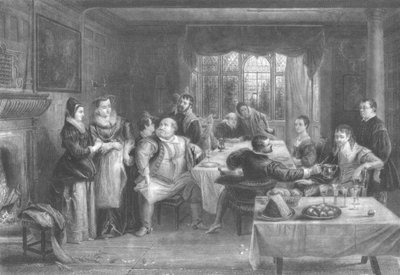 Falstaff og hans venner, 1868. af William Greatbach
