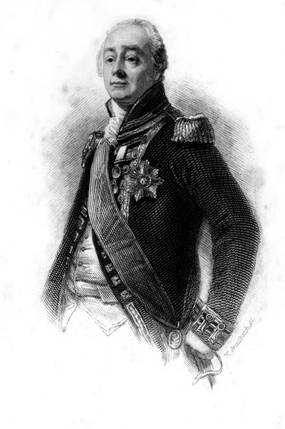 James Saumarez 1759-1836, 1. Baron de Saumarez, 1837. af William Greatbach
