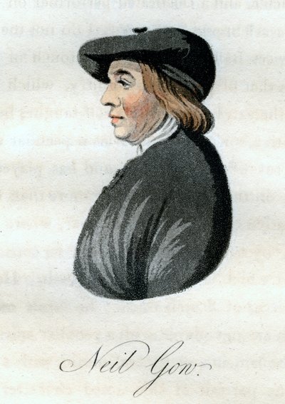 Neil Gow, skotsk violinspiller, 1800. af William Green