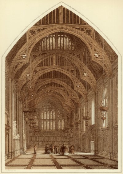 Guildhall interiør, City of London, 1886 af William Griggs