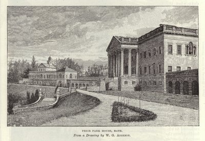 Tidligere Park House i Bath af William Grylls Addison