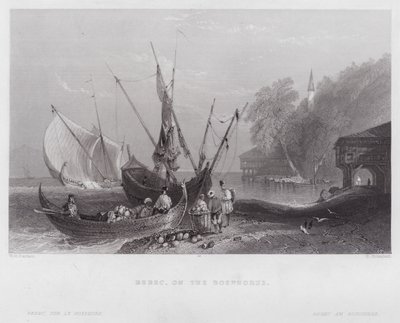 Bebec, ved Bosporus (gravering) af William H. Bartlett