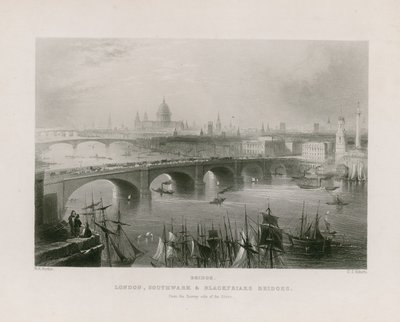 Overblik over London af William H. Bartlett