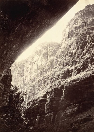 Canon of Kanab Wash, Looking South, 1872. af William H. Bell