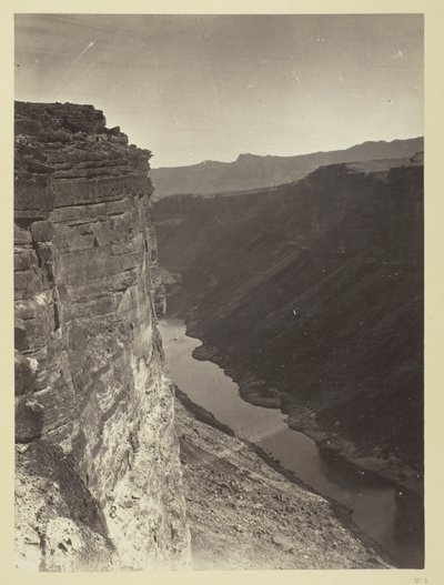 Grand Cañon, Colorado River, nær Paria Creek, set mod øst af William H. Bell